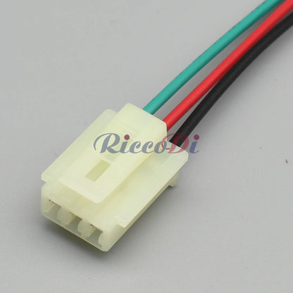 3-Way AC Assembly Car Cable Connector 6090-1131 6090-1136 Unsealed with 15cm Wire Pigtail