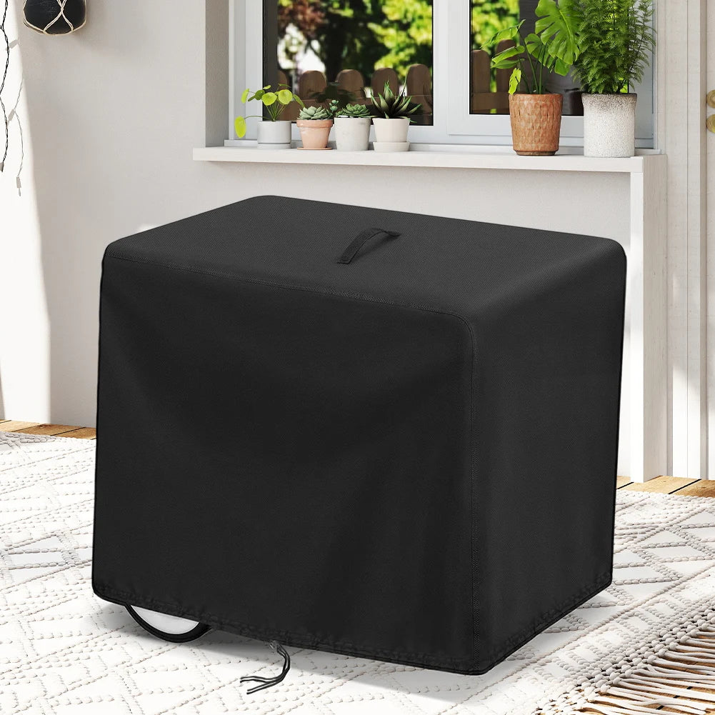 Protective Dust Cover for 8 Gallon Portable Pancake Air Compressor with Adjustable Drawstring and Water Resistant Oxford Fabric