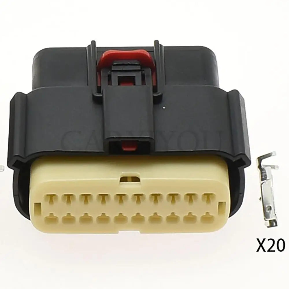 33482-2132 / 33472-2001 Automotive 20-Pin Headlamp Waterproof Connector — Buick Wiring Harness Socket