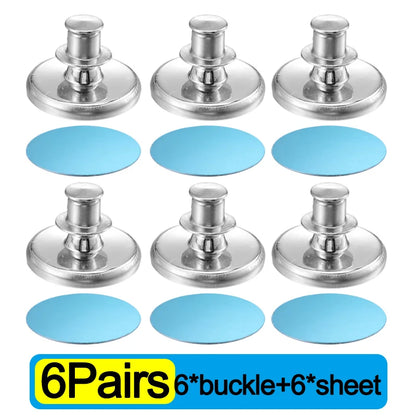 24PCS Detachable Magnetic Curtain Clips Adjustable Light Block Fasteners