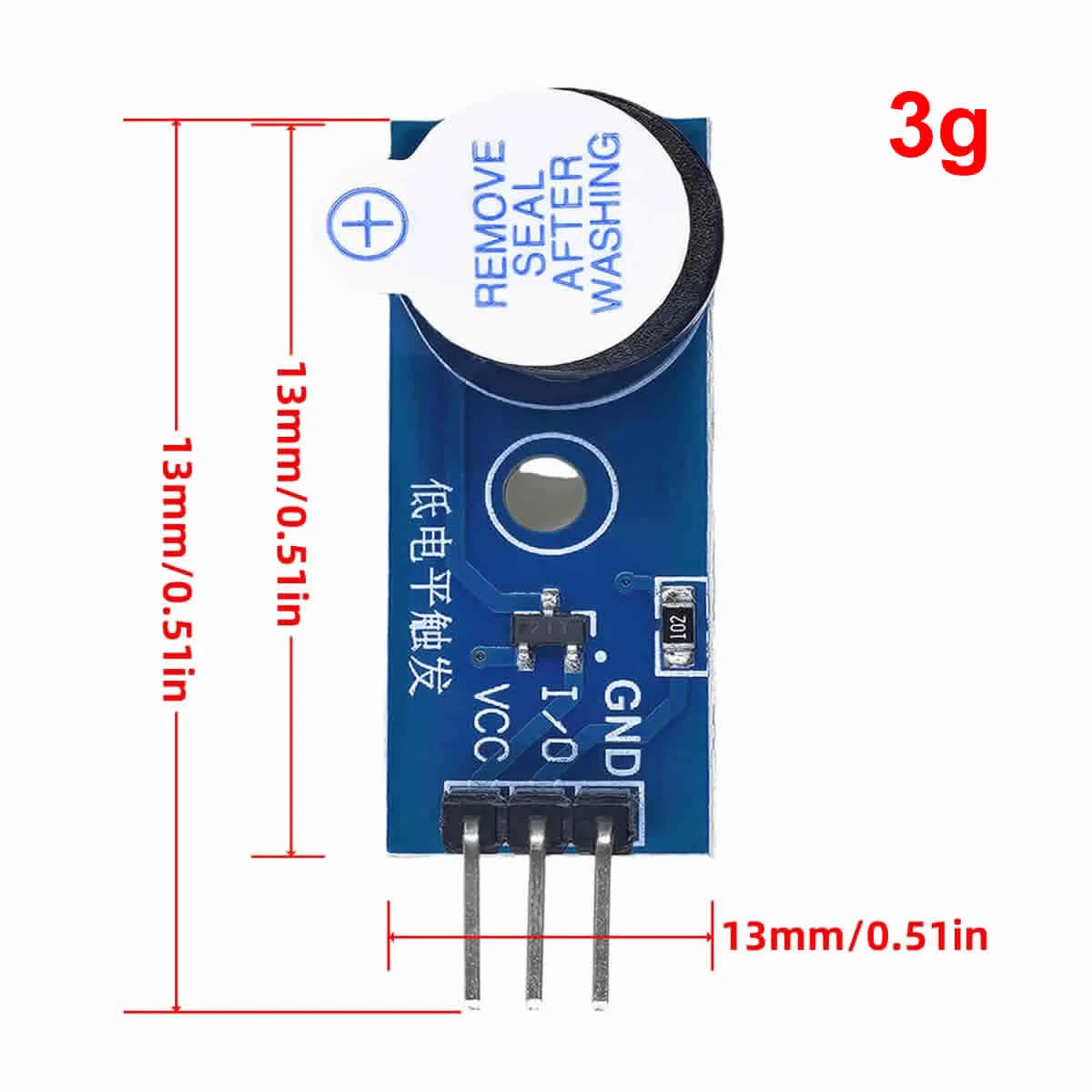 Active Passive Buzzer Module DC 3.3-5V Low Level Trigger Sound Sensor Control Board for Arduino and Smart Car Projects