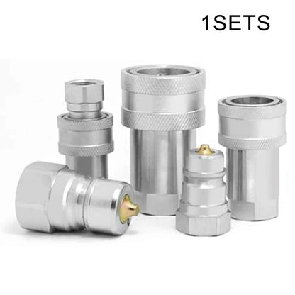 Quick Release Fitting ISO7241-A NPT ISO A Hydraulic Coupling Connector 1/4" 3/8" 1/2" 3/4" NPT1  Quick Change Interface