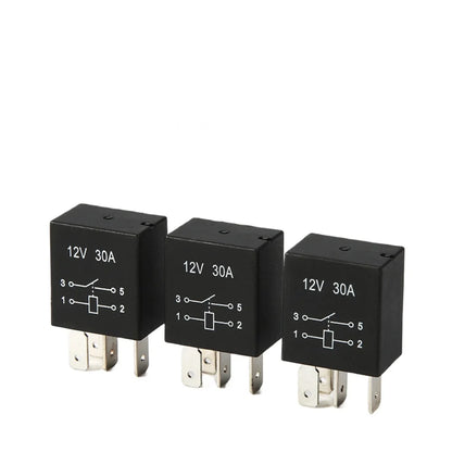 5pcs 12V30A 4-pin Automotive Relays Waterproof Suitable For All Kinds Of Cars Electrical Equipment & Supplies Parts
