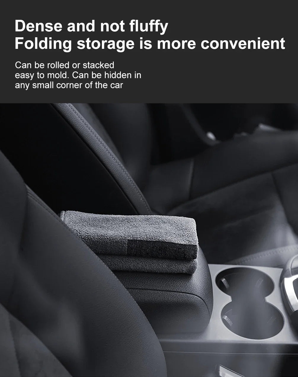 1/2PCS High-end Microfiber Car Wash Towel Soft Drying Cloth Car Body Towels Double Layer Plush Thicken Water Absorption Car Rag