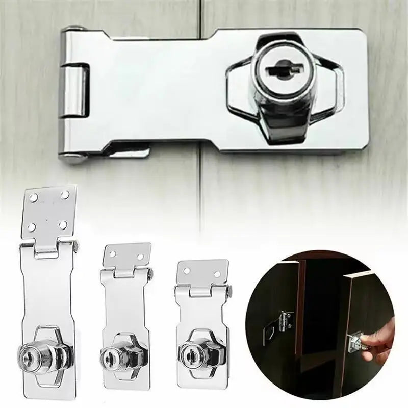 3-Digit Combination Password Lock Security Door Bolt Cabinet Password Lock Drawer Lock Anti-theft Household Cabinet Hardware