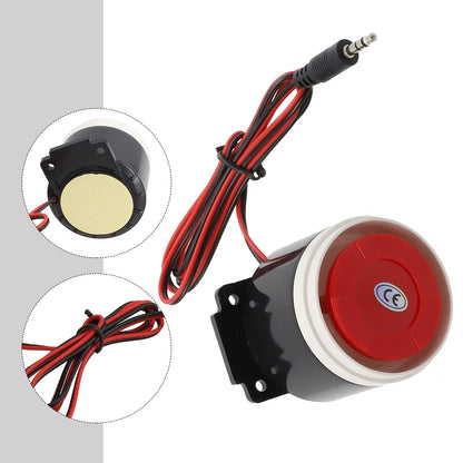 Home Security Loud Siren 120dB with DC 12V and 24V Power Support Indoor Alarm for Offices Warehouses and Shopping Centers