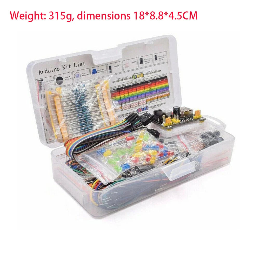 MB-102 830-Hole Breadboard Kit for Arduino UNO R3 Starter Projects