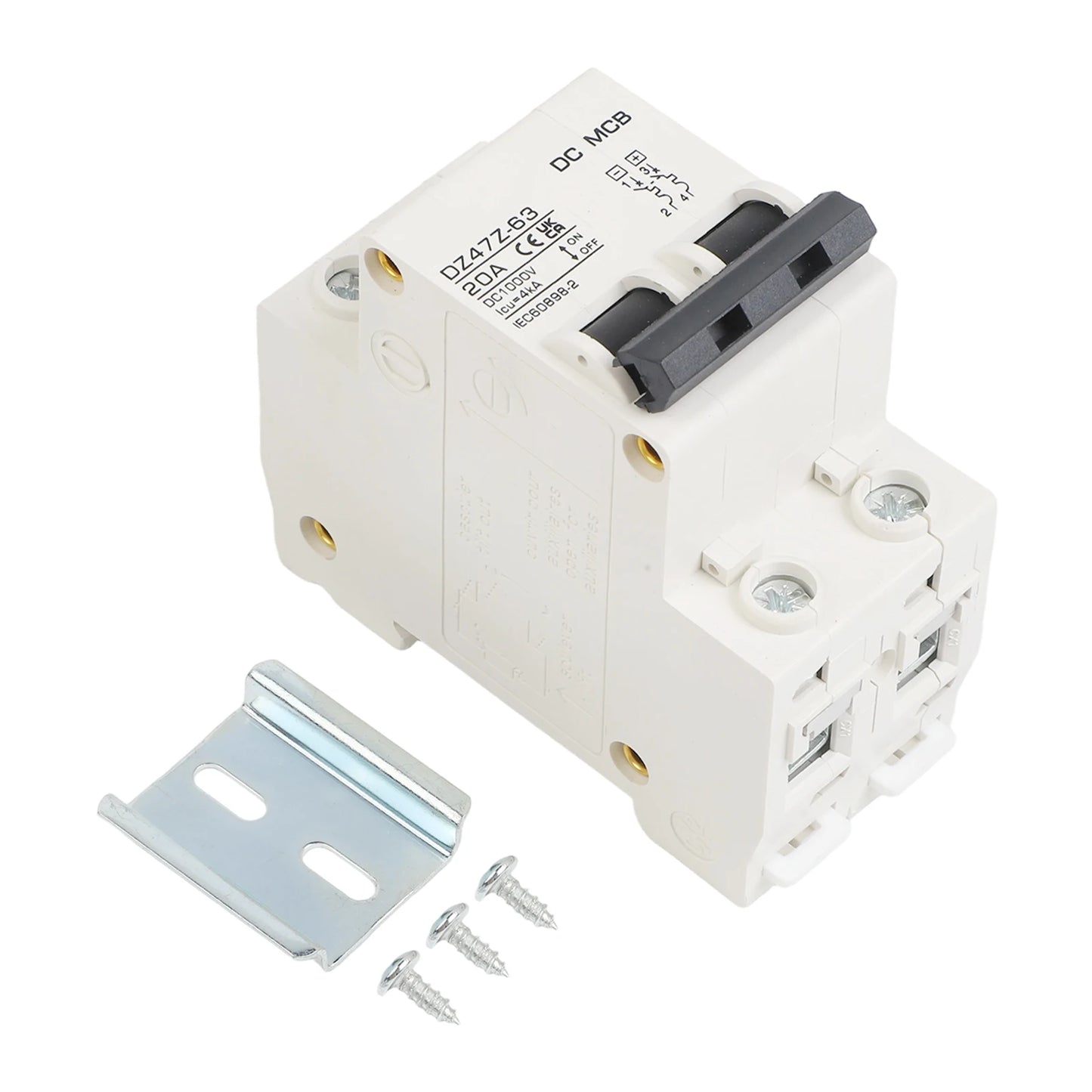 DC Power Supply 1000V Isolator Rated Current 32A Dc Circuit Breaker For Solar System Power Distribution Facilities