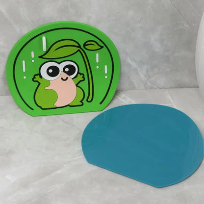 Sewer Floor Drain Cover Deodorizer Cat Frog Pattern Bathroom Silicone Seal Mat Deodorant Mat Kitchen Toilet Insect-Proof Mat
