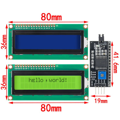 1602 LCD Module Blue/Green I2C IIC Display for Arduino UNO R3 Mega2560