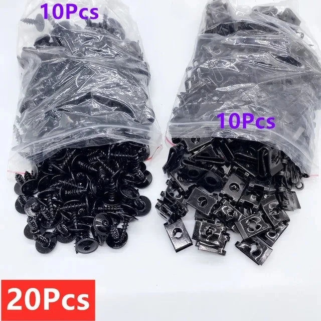U-Type Metal Fastener Clip Self Tapping Screw for Car Motorcycle
