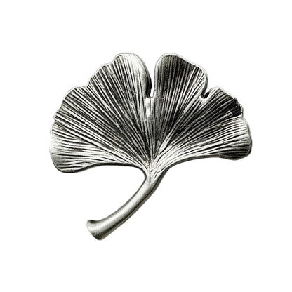 Zinc Alloy Ginkgo Leaf Cabinet Handle for Furniture Doors Providing Resistance and Applicable to For Children Rooms