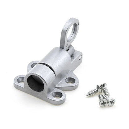 New Latch Bolt Garden Home Pull ring Bounce Gate Door Pull Ring Bounce Hardware Tool Useful Aluminum Alloy Screws