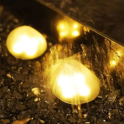 Solar Decorative Frosted Ground Lamp Outdoor Waterproof Garden Light