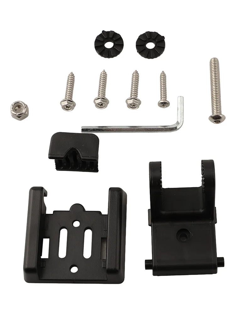 Skimmer Mount Black Transducer Mount 1 Set Included Adjustable Angle Design Marine-grade Material For XNT Sensors