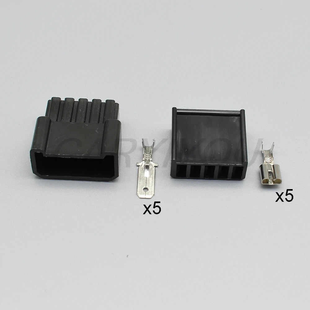 5-Pin Citroen Glass Lift Switch Connector DJ7051-6.3-11 Male Plug PA66 High Current