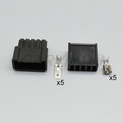 5-Pin Citroen Glass Lift Switch Connector DJ7051-6.3-11 Male Plug PA66 High Current