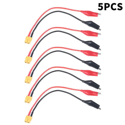 New XT60 Connector Cable Alligator Clips For Measure Tool SKYRC NC2500 Pro Motor Run-in Line 14AWG Power Connection Cable
