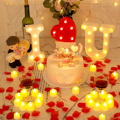 Flameless LED Electronic Candle Dropping Wax Tea Light Realistic Flames Led Lamp Christmas Halloween Wedding Home Decor