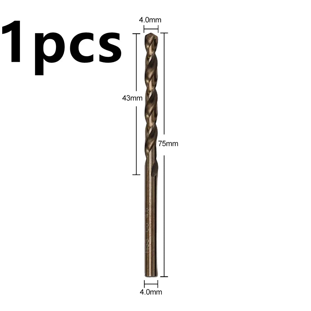 HSS M35 Cobalt Drill Bit Set 1–3mm for Stainless Steel Auger High-Quality Drill Press Power Tool Parts