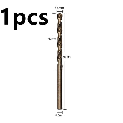 HSS M35 Cobalt Drill Bit Set 1–3mm for Stainless Steel Auger High-Quality Drill Press Power Tool Parts