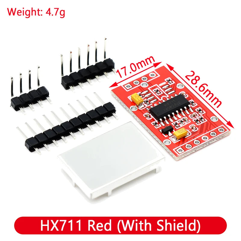 HX711 AD Module with 50Kg Body Load Cell Weighing Sensor and Measurement Tools