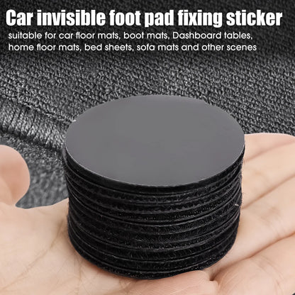 New Carpet Fixing Stickers Double Faced High Adhesive Car Carpet Fixed Patches Home Floor Foot Mats Anti Skid Grip Tapes 2/50pcs