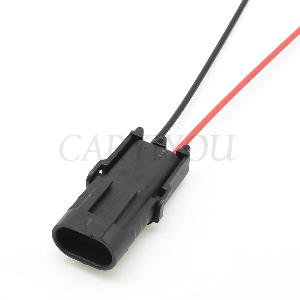 2 Pin 2.5mm Waterproof Motorcycle Electrical Connector Male Female Injector Socket Compatible with 12010973 12015792