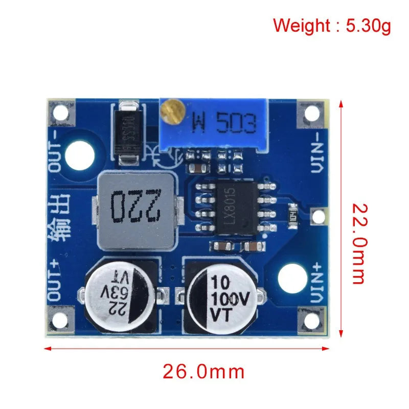 LX8015 DC-DC Adjustable Step-Down Power Module 5-80V Converter XL7015 Upgrade