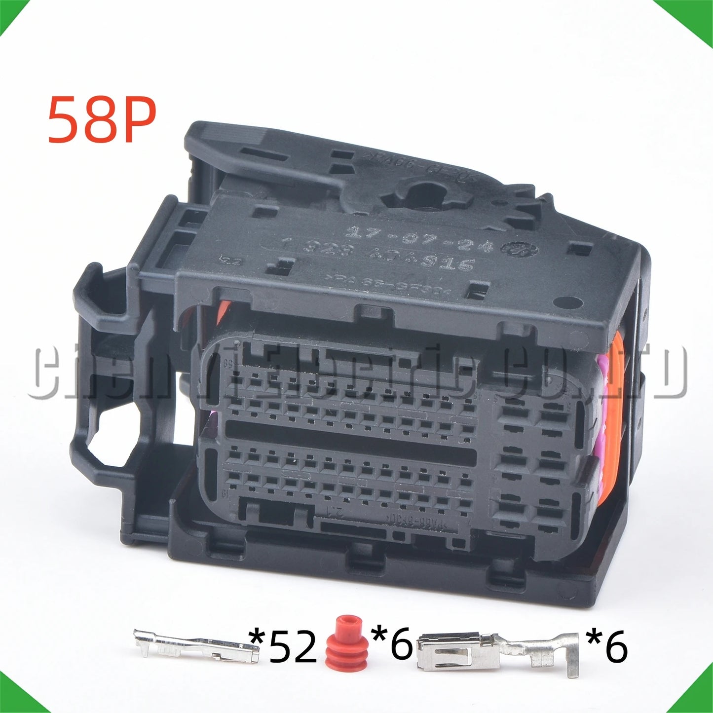 58/96 Pin ECU Connector 1928404781 0281020316 Female Black for EDC16 EDC17 Diesel