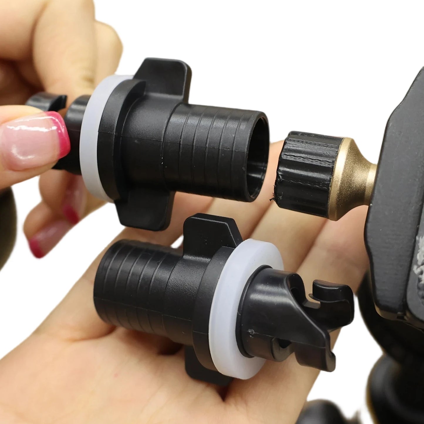 Universal Inflatable Boat Air Valve Adapter – Pump Converter Nozzle for Kayak, Paddle Board & Rubber Dinghy Pump Connector Tool