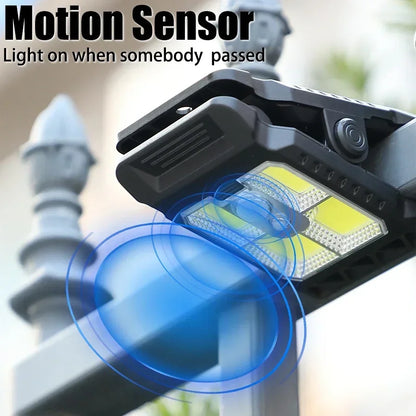 2PCS LED Solar Motion Sensor Lights IP65 Waterproof Security Lamp