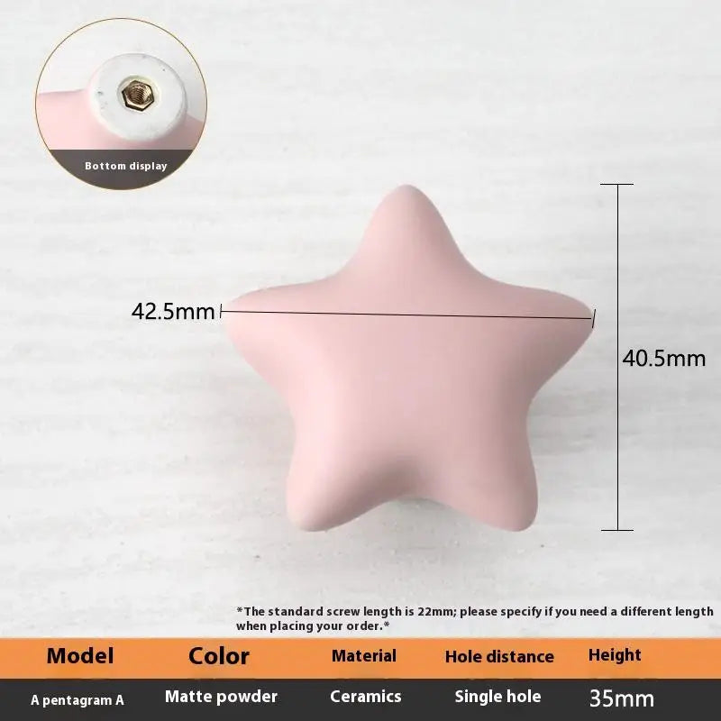 1pc Children's Furniture Handles Nordic Ceramic Children Room Cabinet Handles Macaron Colorful Round Drawer Knobs And Pulls