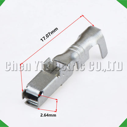 50PCS 2.2mm Crimp Terminal Pins 8100-0457 8100-0460 Automotive Connector Pins