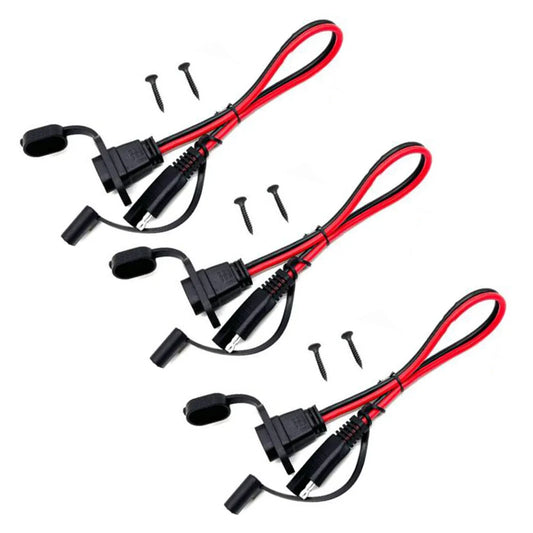 12AWG Cable Adapter Cable Heavy-duty Copper Wire Robust Construction 12AWG Copper Wire Charging Cable Generator
