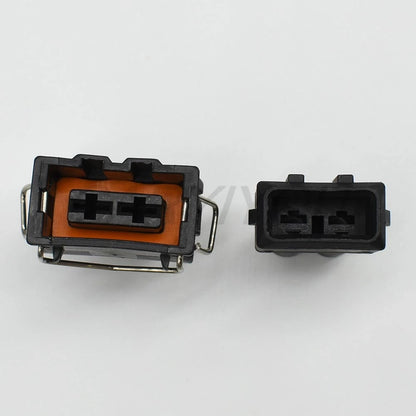 DJ70252-4.8-11/21 2-Pin 4.8mm Waterproof Automotive Wire Harness Connector Electric Plug