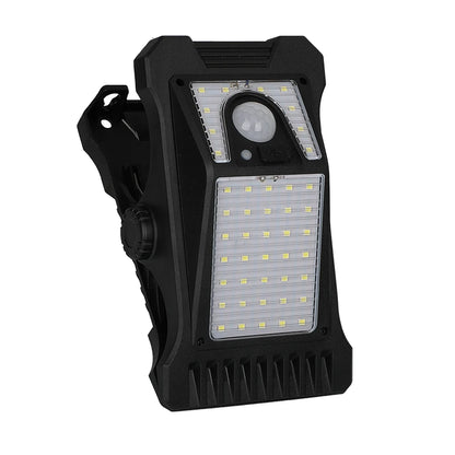 LED Solar Garden Lights Outdoor Solar Clip Light Motion Sensor Camping Lamp with 3 Mode Waterproof Fence Street Landscape