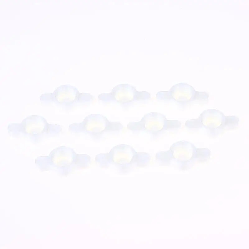 New 10PCS Orange Glass Glue Caps - Durable Plastic Sealing Caps For Standard Glue Bottles, Portable Decoration Tools