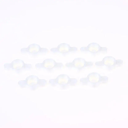 New 10PCS Orange Glass Glue Caps - Durable Plastic Sealing Caps For Standard Glue Bottles, Portable Decoration Tools