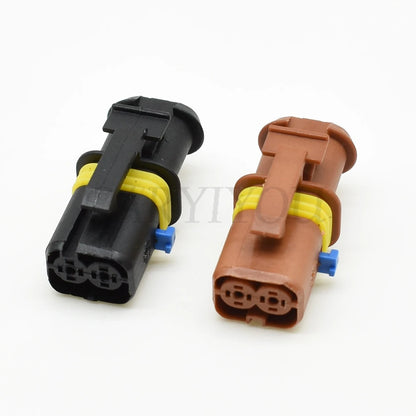 DJ7028A/YC-1.5-21 2-Pin EFI Motor Start Relay Waterproof Female Connector OEM 182860000