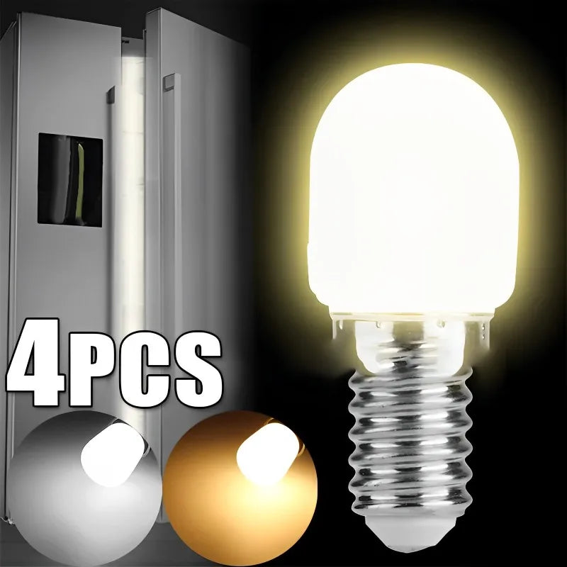 LED Refrigerator Light Bulb E12 E14 220V High Brightness