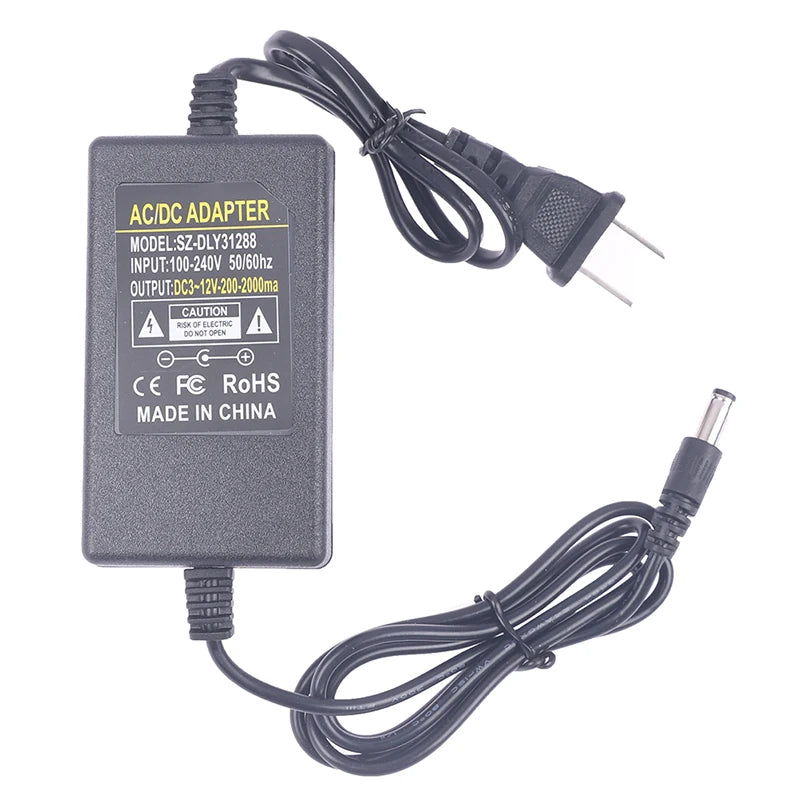 New Adjustable ON/OFF Adapter 3V-12V 2A of voltage 3V 4.5V 5V 6V 7.5V 8V 9V 10V 12V 2A 24W power supply Charger 5.5mm