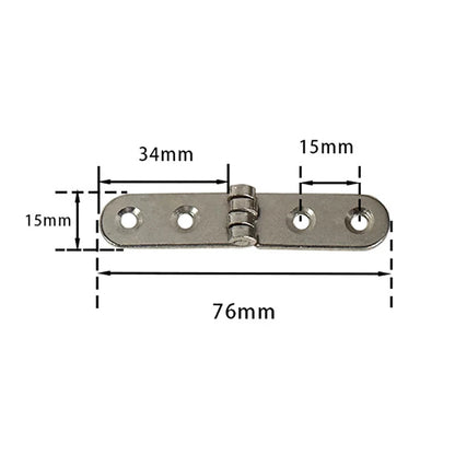 2pcs 180 Degree Screw-On Hinges For Sewing Machine Cabinet Door Hinge  Foldable Hinge Flap Furniture Hardware Accessories