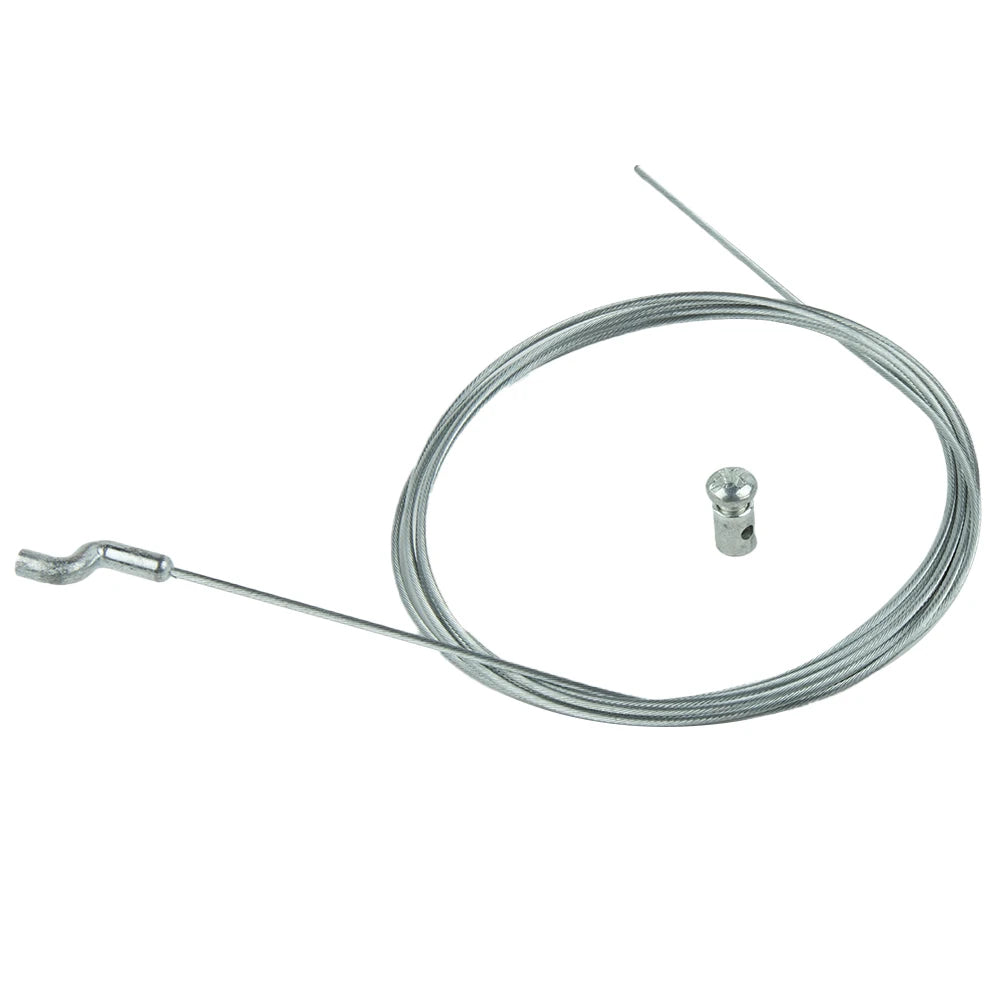 Z-Hook Lawn Mower Train Engine Brake Wheel Drive Throttle Cable 1.5mm Rope Diameter 200cm Length