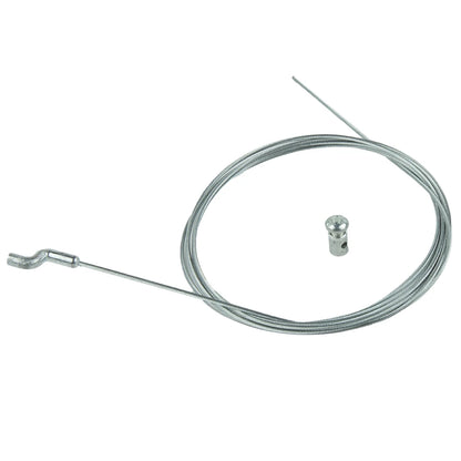 Z-Hook Lawn Mower Train Engine Brake Wheel Drive Throttle Cable 1.5mm Rope Diameter 200cm Length