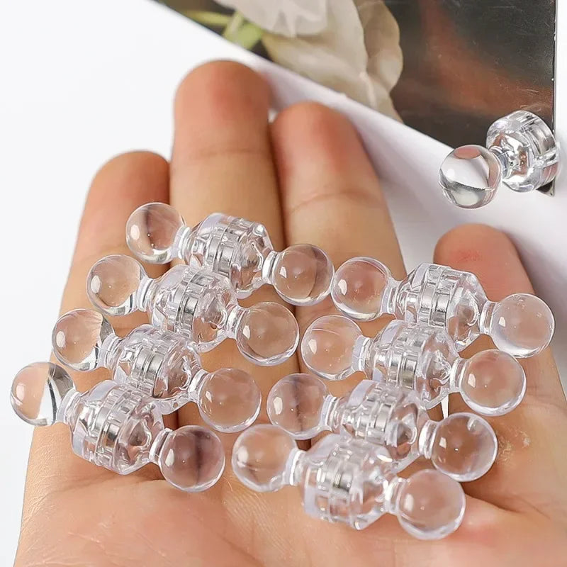 Magnets Push Pin Magnet Refrigerator Fridge Thumbtack Whiteboard Pins Pushpin Clear Map Board Pushpins Tacks Hooks Duty Heavy