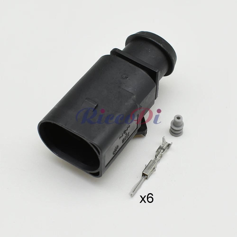 6 Pin 1.5mm Waterproof Temperature Sensor Connector 3B0973813 1J0973713 DJ7062A-1.5 for VW