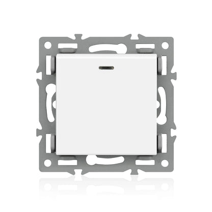 For 82mm Panels Single-gang Module 82 Push Switch Staircase Lighting Single Gang Switch Module Single-pole Single-throw