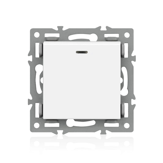 For 82mm Panels Single-gang Module 82 Push Switch Staircase Lighting Single Gang Switch Module Single-pole Single-throw