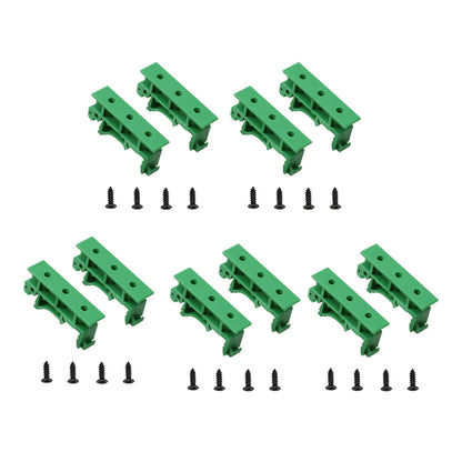 PCB DIN C45 Rail Mount Adapter for DIN 35 Mounting Rails, Plastic PCB Bracket Clips, 35mm Electrical Part